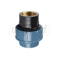 Adaptor compresiune alama D. 40 x 1.1/4" FI / 10 K 3