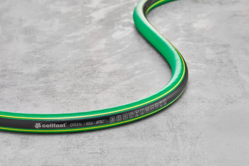 Шланг GREEN ATS2™ D. 3/4" (18-22 мм) 30 бар поливочный (5 слоев) 15-121  CELLFAST L=50 м 3