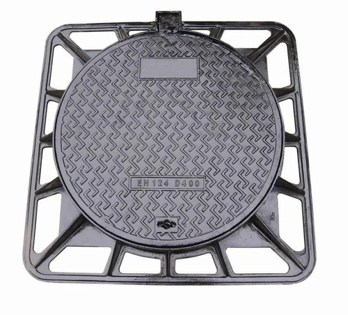 Capac din fonta D.600 EN-124 D400 63 kg rama patrata  (600x850x100 mm)