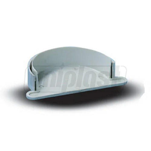 Заглушка желоба ПВХ D.100 (белая)  EGEPLAST
