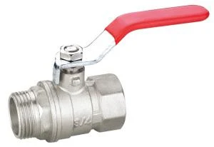Кран шаровый D.  3/4" П/М ручка/л PN25