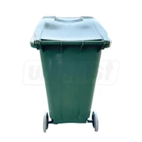 Cos HDPE pentru transportarea deseurilor  240 L pe roti (verde) UNIPLAST TR 4