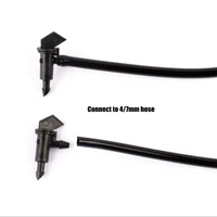 Emitator inserare D. 1/4" 4 LPH, 0.8-1.0 bar (negru)  UNITAPE 4
