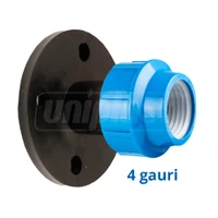 Adaptor compresiune cu flansa D. 75 x 2.1/2" / 6 T (flansa 4 gauri)  UNISERA