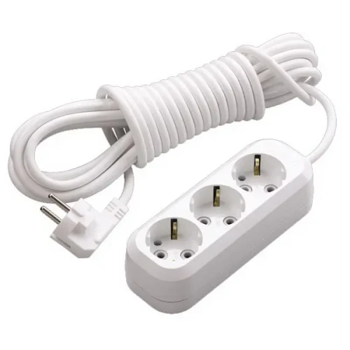 Prelungitor 3 locuri cu pamintare  7m 16A 250V (24/12 buc.)  MAKEL