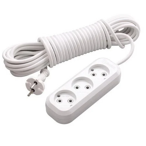 Prelungitor 3 locuri fara pamintare 15m 10A 250V (20/10 buc.)  MAKEL