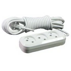 Prelungitor 3 locuri fara pamintare  5m 10A 250V (48/12 buc.)  MAKEL