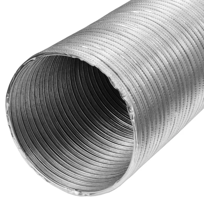 Tub ventilatie flexibil, gofrat D.100 L=3 m aluminiu  VENTS 3