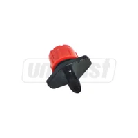 Капельница регулируемая D. 1/4" 0-70 LPH (красная)  UNITAPE 4