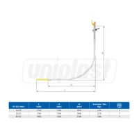 Intrare cu tava in casa PE-otel D. 32 x 1" set 2