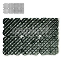 Pavaj ecologic A15 (gratar PE pentru protectia gazonului) 39.5x39.5 cm H=40 mm verde  SAB 3