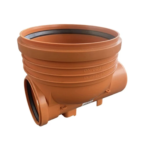 Baza camin de inspectie PP D.315x160 H=323 mm (1 intrare/1 iesire D.160) (portocaliu)  TP