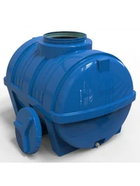 Rezervor apa 350 L orizontal, oval (albastru) cu stut D. 1/2", fortat 120x70x71 cm 5