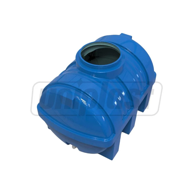 Rezervor apa 750 L orizontal, oval (albastru) cu stut D. 1/2", fortat 126x97x106 cm 2