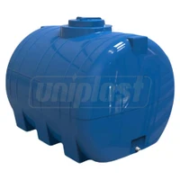 Rezervor apa 2000 L orizontal, oval (albastru) cu stut D. 1" 177x132x138 cm (D. 37 cm)