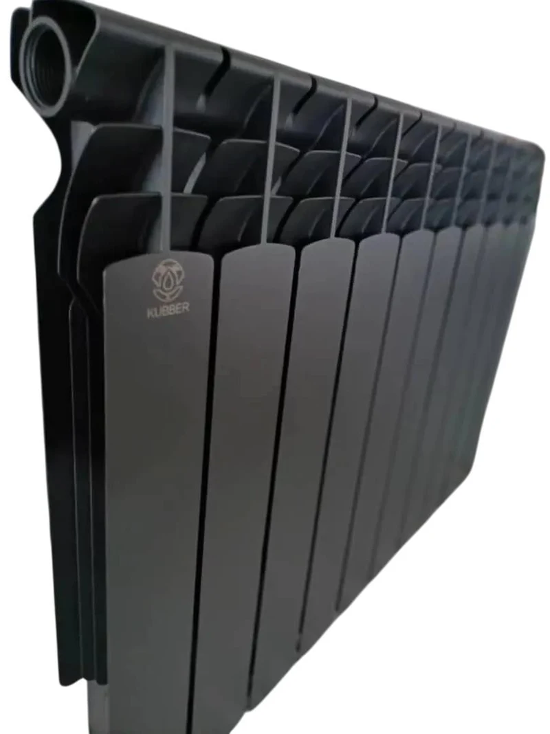 Радиатор биметаллический 555х80х80 KUBBER Black 3