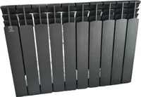 Радиатор биметаллический 555х80х80 KUBBER Black 4
