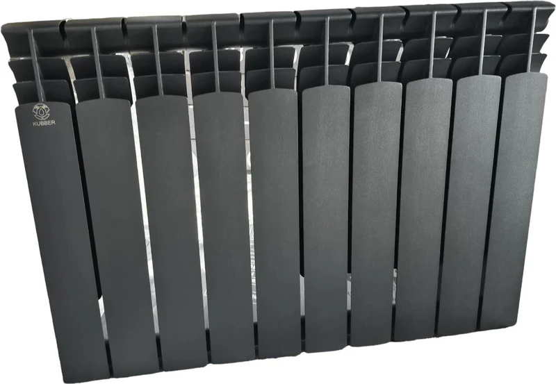 Радиатор биметаллический 555х80х80 KUBBER Black 4