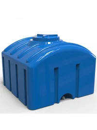 Rezervor apa 500 L patrat (albastru) cu stut D. 1/2" 95x93x70 cm